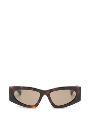 Gucci Eyewear logo-detail sunglasses - Brown