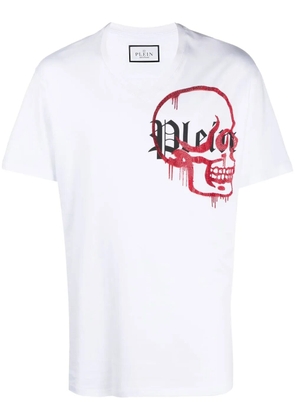 Philipp Plein V-neck logo T-shirt - White