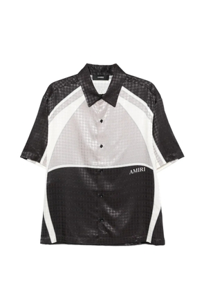 AMIRI geometric panel shirt - Black