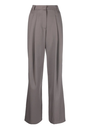 Low Classic pleated high-waist trousers - Grey