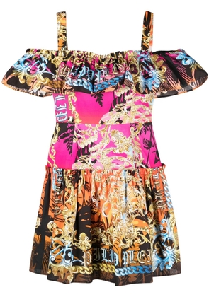 Philipp Plein Palms mini dress - Pink