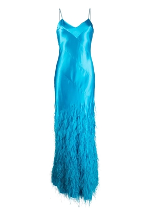 Cult Gaia Hansal silk gown - Blue