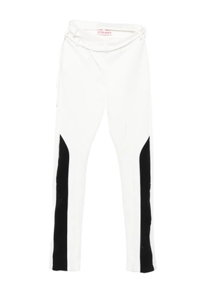 Ottolinger contrast-panel trousers - White