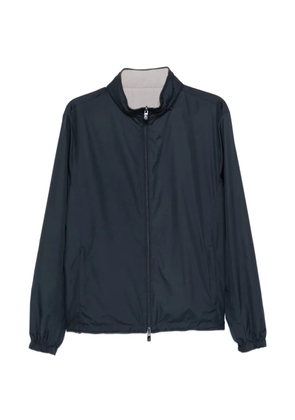 Corneliani zip-up loong-sleeve jacket - Blue