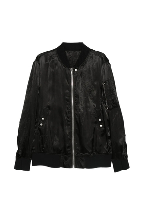 Rick Owens zip bomber jacket - Black