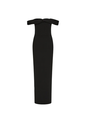 Rachel Gilbert Rydell off-shoulder maxi dress - Black