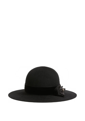 Valentino Garavani Vlogo Signature bow hat - Black