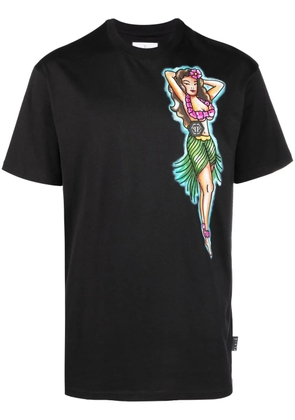 Philipp Plein graphic-print short-sleeve T-shirt - Black