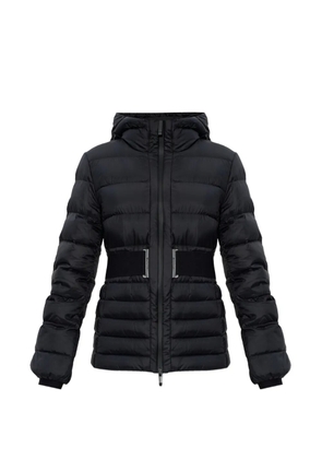 Moncler belted-waist padded jacket - Black