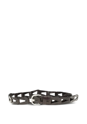 P.A.R.O.S.H. cut-out buckle belt - Brown