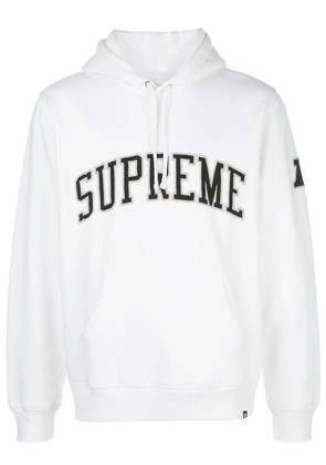 Supreme Raiders 47 logo-print hoodie - White