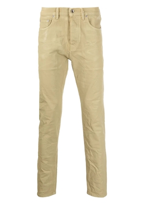 Purple Brand P001 leathered skinny jeans - Brown