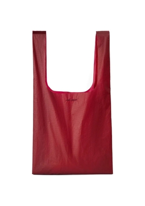 OUR LEGACY Carmine Nyloguard Grid shoulder bag - Red