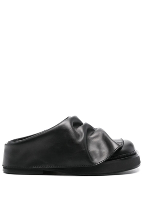 The Attico Mini Robin sabot - Black