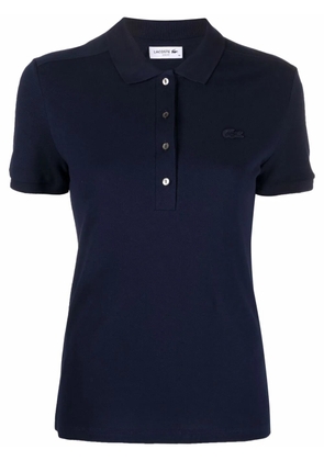 Lacoste chest logo-patch polo top - Blue