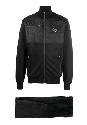 Plein Sport tiger-logo tracksuit set - Black