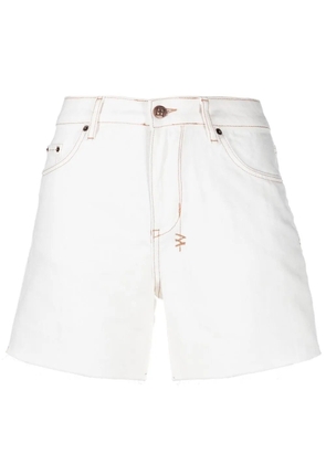 Ksubi Racer denim shorts - White