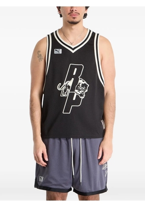 PUMA x Represent V-neck graphic jersey - Black