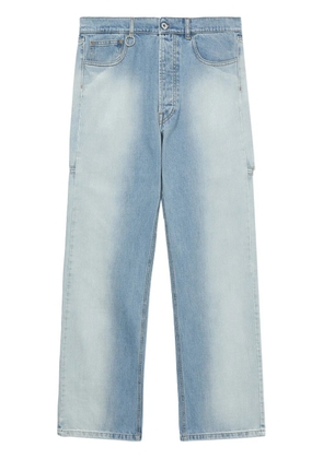 Random Identities cut-out straight-leg jeans - Blue