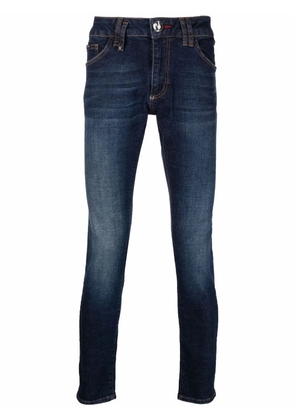 Philipp Plein low-rise slim-cut jeans - Blue