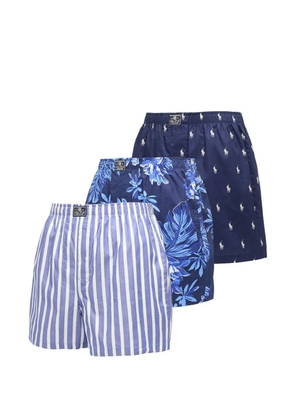 Polo Ralph Lauren printed boxers (set of three) - Blue