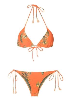 Lygia & Nanny Maya floral-print bikini - Orange