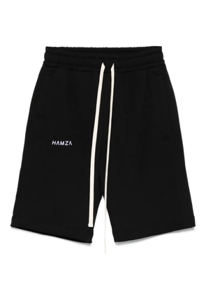 HAMZA drawstring pocket shorts - Black