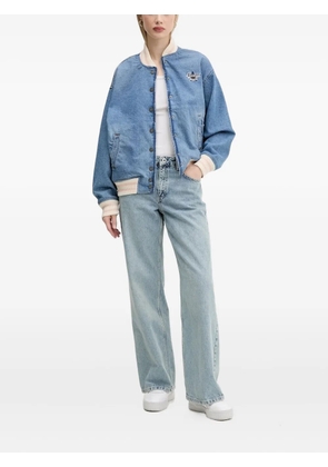 Karl Lagerfeld Jeans logo-plaque jeans - Blue