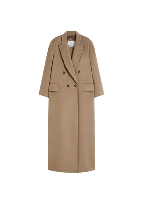 Max Mara double-breasted cashmere coat - Neutrals