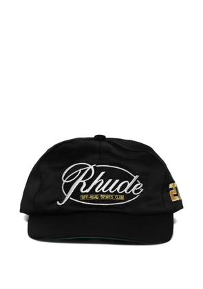 RHUDE Sports Club trucker hat - Black