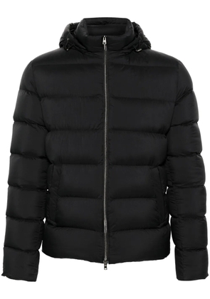 Herno logo plaque jacket - Black