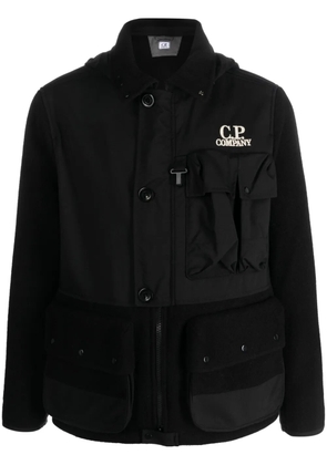 C.P. Company Duffel Mixed Goggle hooded jacket - Black
