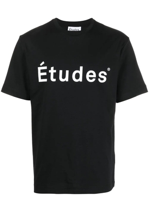 Études Studio logo-print organic cotton T-shirt - Black