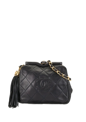 CHANEL Pre-Owned 1990 quilted CC belt bag - Black