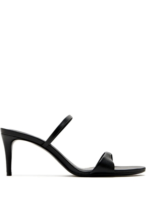 Schutz 75mm stiletto double-strap sandals - Black