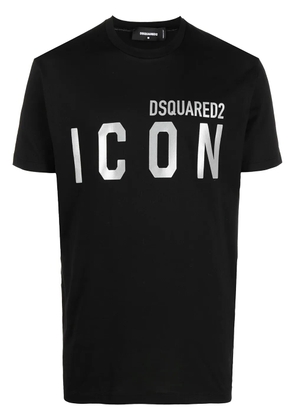 DSQUARED2 Icon print T-shirt - Black