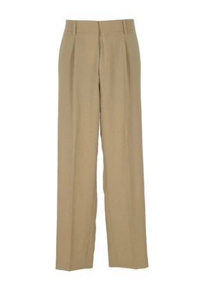 HUGO pleated wide-leg trousers - Neutrals