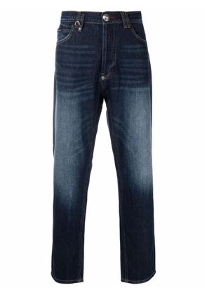 Philipp Plein Carrot Fit Iconic Plein straight-leg jeans - Blue