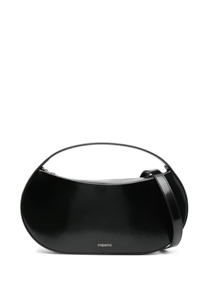 Coperni Sound Swipe leather tote bag - Black