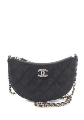 CHANEL Pre-Owned 2021 mini matelassé shoulder bag - Black