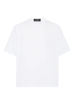 DSQUARED2 logo-patch t-shirt - White