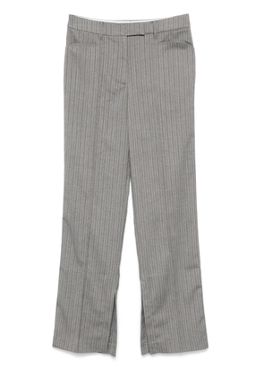 REMAIN herringbone-pattern striped trousers - Grey