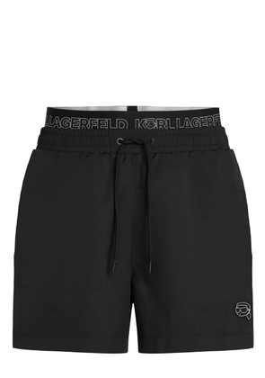 Karl Lagerfeld Ikon swim shorts - Black