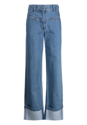 Rejina Pyo Nemy high-rise wide-leg jeans - Blue