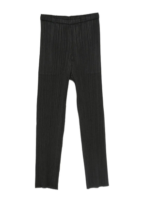 Pleats Please Issey Miyake plissé trousers - Black