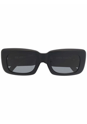 Linda Farrow x The Attico Marfa square-frame sunglasses - Black