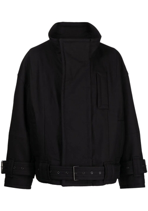 SONGZIO cotton belted jacket - Black