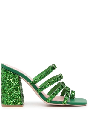 Macgraw Dorothy glitter-detail sandals - Green