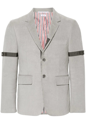 Thom Browne single-breasted corduroy blazer - Grey