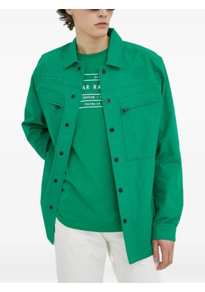 G-Star RAW logo-patch overshirt - Green